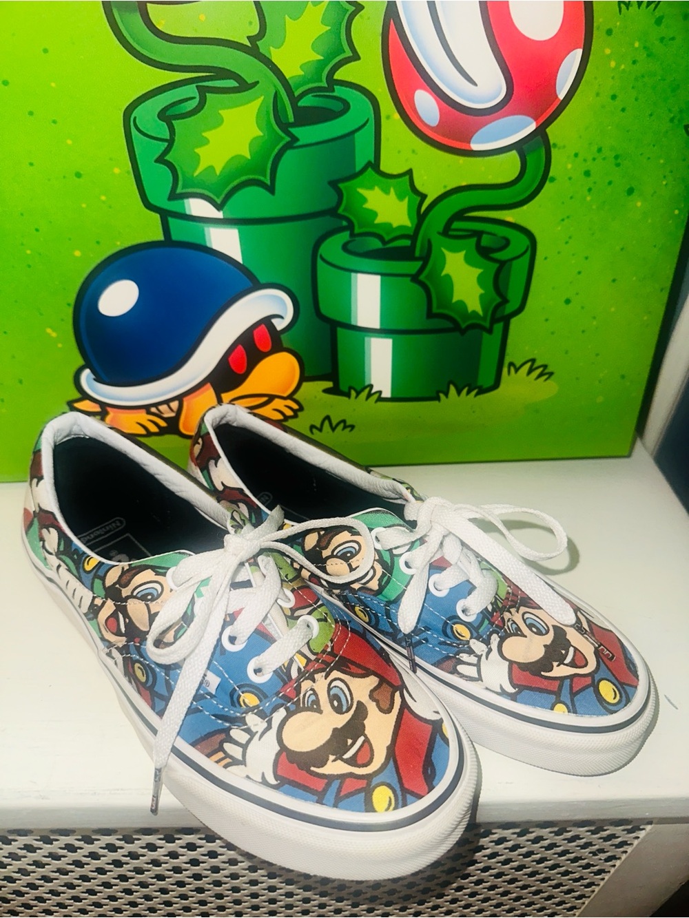 Vans Low Top Super Mario Nintendo Youth